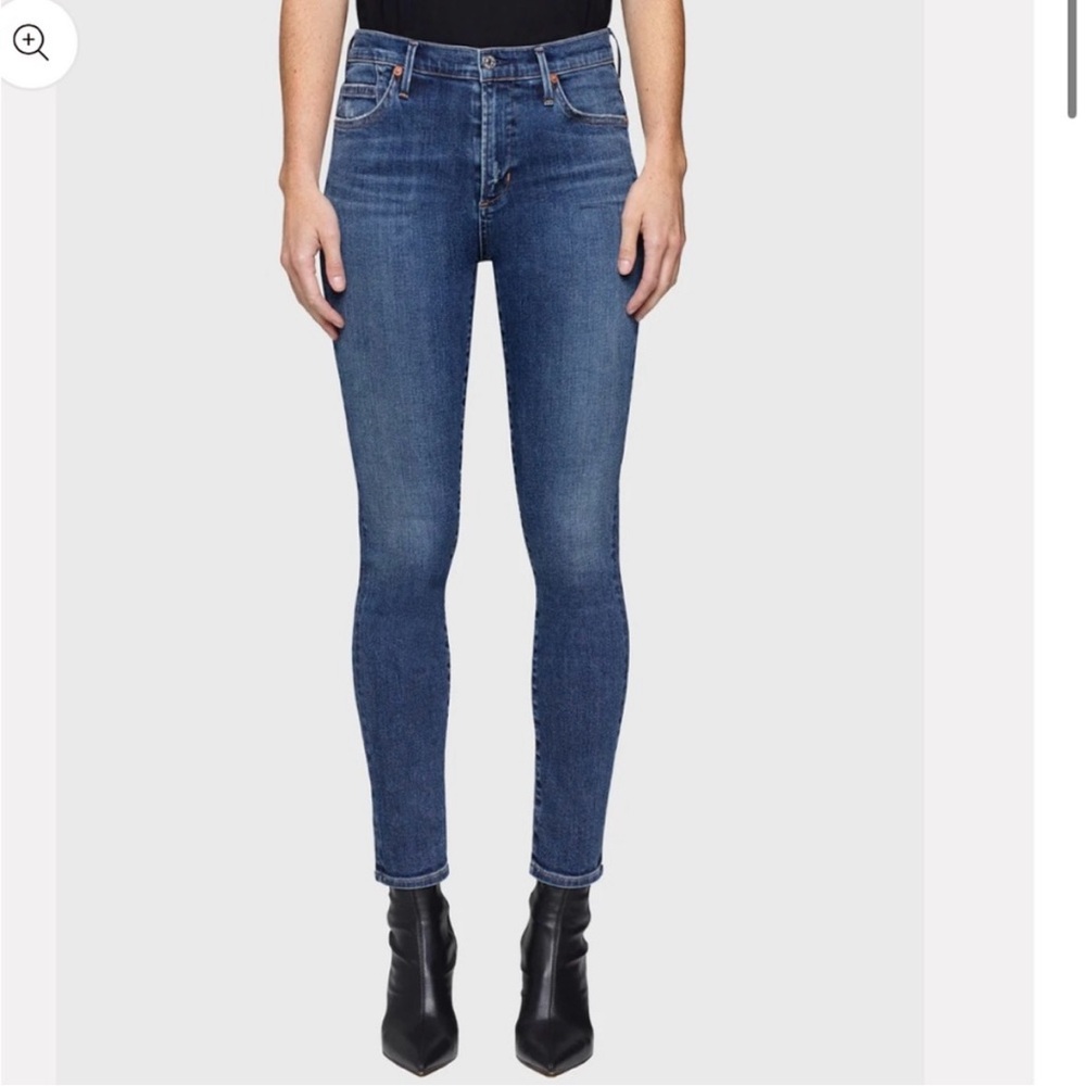 Citizens of Humanity Rocket Ankle Mid Rise Skinny Jeans in Charisma.  28 (26x28)